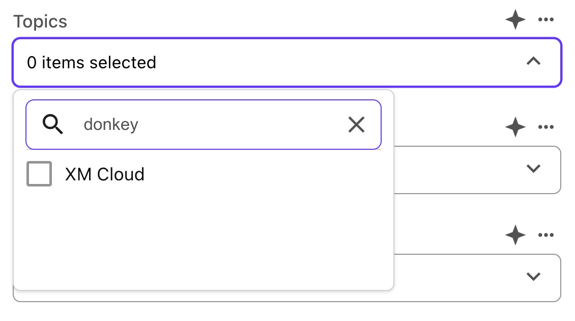 Multilist with Search matching a term found in a non-name indexed field