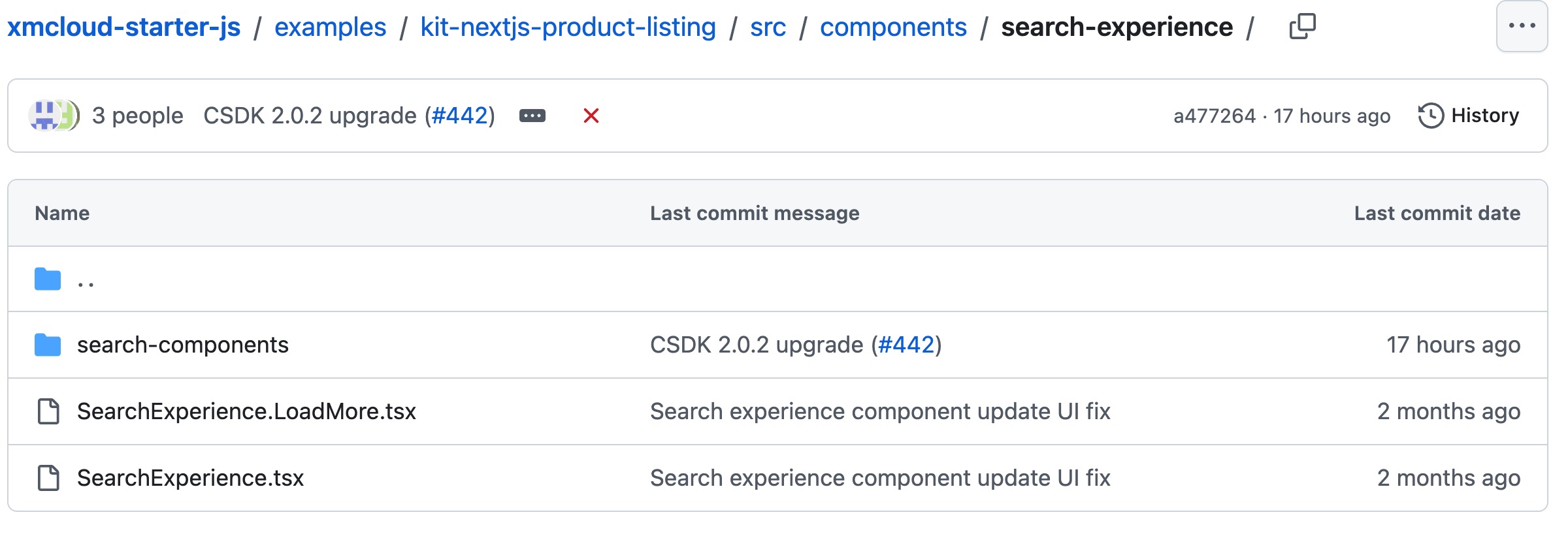 Search Experiences Starter Kit Components
